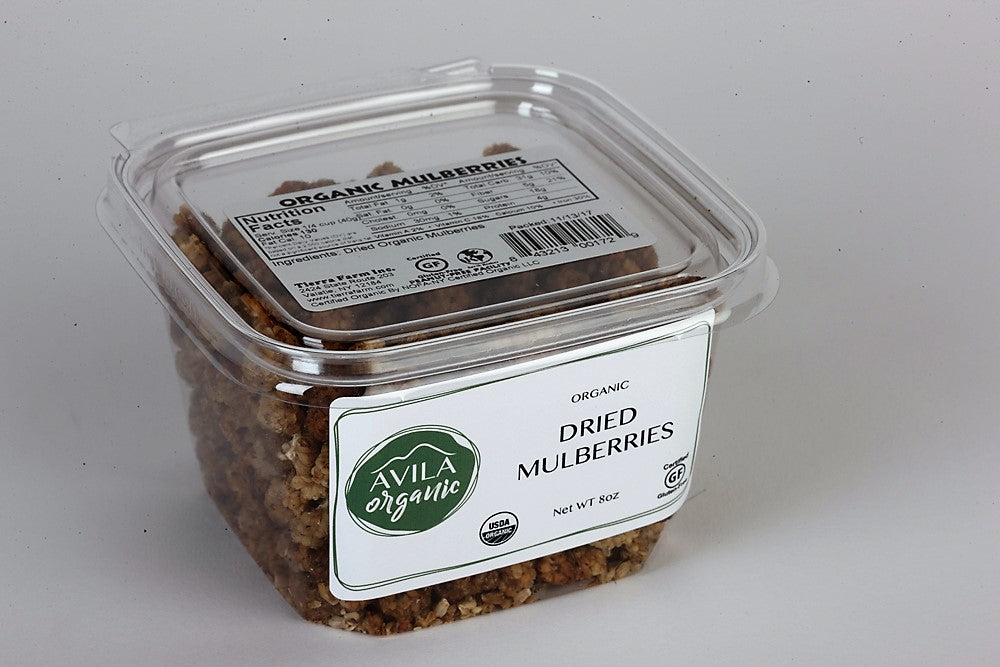 Organic Dried Mulberries 08 Oz 4