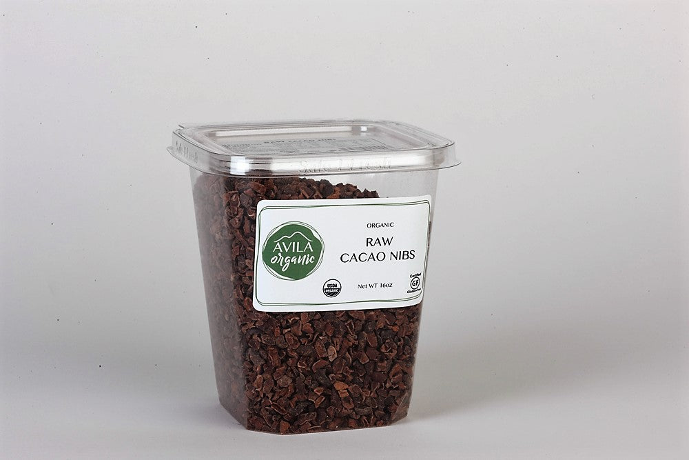 Organic Fair Trade Raw Cacao Nibs 16 Oz 2
