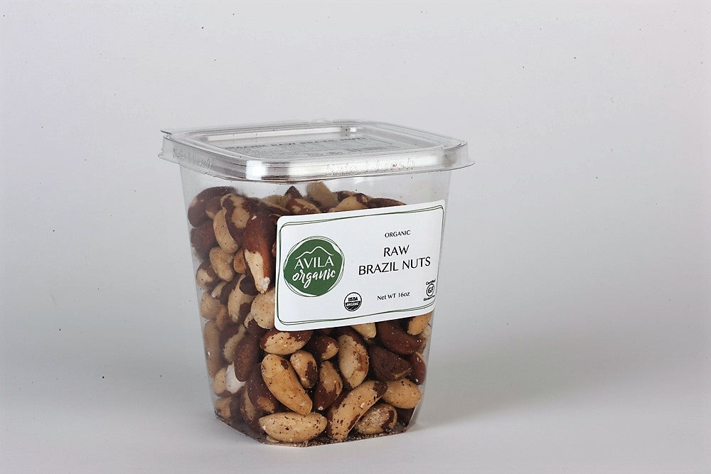 Organic Raw Brazil Nuts 16 Oz 2