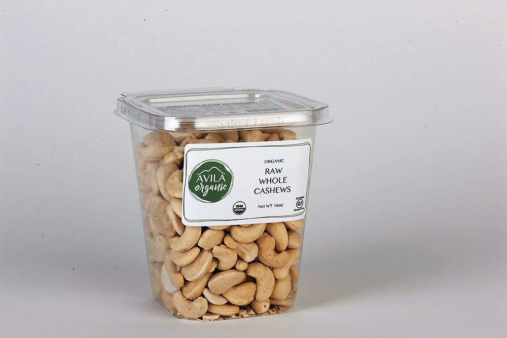 Organic Raw Whole Cashews 16 Oz 2