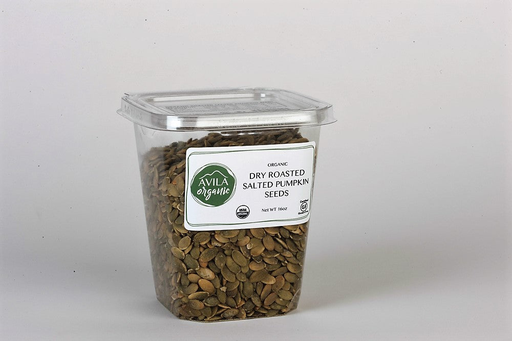 Organic Roasted Salted Pumpkin Seeds (Pepitas) 16 Oz 2